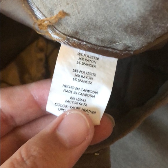 Daisy Fuentes tan dress pants size 10 - Picture 4 of 6